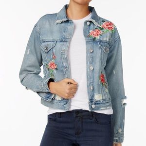 Floral Jean Jacket